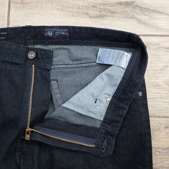 AG Adriano Goldschmied The Everett Slim Straight Jean Men's Japanese Denim 36x34 - Picture 4 of 8